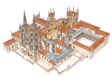 Cathédrale de Burgos, Espagne